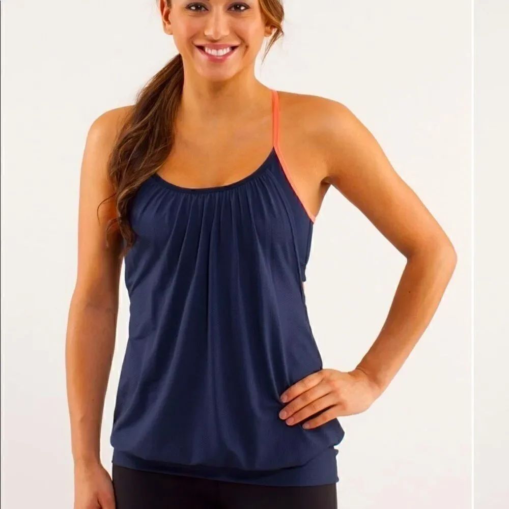 Lululemon No Limits Inkwell / Light Flare Tank Top